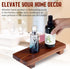 9.8x4 Inches, 100% Counter Acacia Wood Pedestal Soap Stand Solid Wood Riser, Rustic Candle Plant Holder, Soap Dish