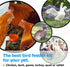(8 Pack-Orange) Large Automatic Chicken Waterer Cups, Chicken Water Feeder Suitable for Chicks, Duck, Goose, Turkey