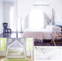 NICETOWN 216 Sheer Canopy Bed Curtains Panels - Home Decoration Sheer Voile Scarf Valance for Wedding (1 Panel, W60 x