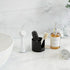 Countertop, 2pcs Ceramic Sponge Holder for Kitchen Sink - Dishwasher Safe Porcelain Dish Sponge Caddy Minimalist