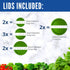 Replacement Lids for Pyrex Containers (2) 1-Cup, (3) 2-Cup, (2) 4-Cup, (2) 7-Cup (Green)