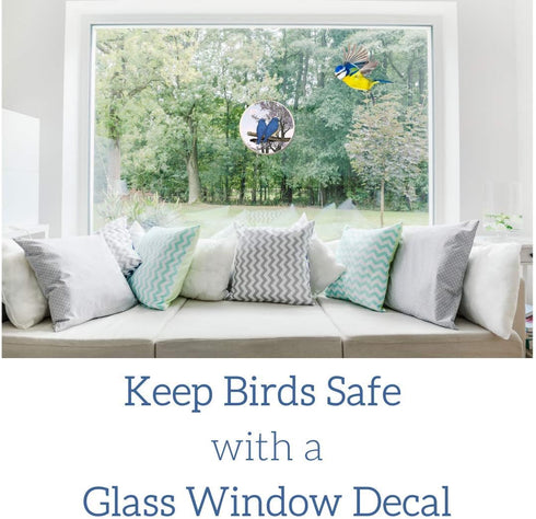 Glass Door Decals – Double-Sided Safety Stickers to Prevent Accidental Collisions, Set of 2