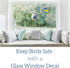 Glass Door Decals – Double-Sided Safety Stickers to Prevent Accidental Collisions, Set of 2