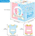 Saintrygo Baby Gender Reveal Voting Box with 50 Pieces Boy or Girl Ballot Cards for Baby Shower Decorations