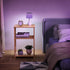VASMIA 3-Tier End Table, Side Table with Storage Shelf, Bamboo Nightstand Bedside Table for Small Spaces, Bedroom
