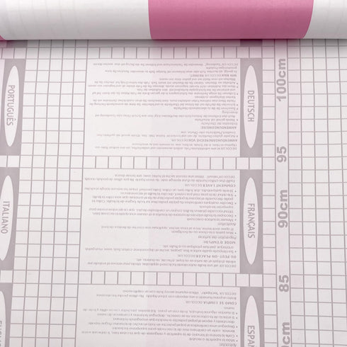 LovingWay 14.7 feet Wallpaper Roll - Two-Tone Drawer Liner, Self-Adhesive Corner Shelving Paper - Pink White Stripes