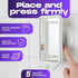 360 2 4.5 6 Safe-er-Grip Changing Lifestyles Suction Cup Fog-Free Shower Mirror, Swivel Shaving Mirror with Razor