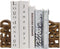 MyGift Book Ends Christian for Shelves, Wood Bookends Carved in Read and