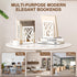 6-Piece, VFINE Withe Bookend Tree Design Bookends for Shelves, Metal Book Ends for Desk, Decoration Stylish Bookshelf