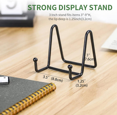 LIONWEI LIONWELI Decorative Plate Stand Holder Picture Frame Stand Easel Display Stand coook Book Stand