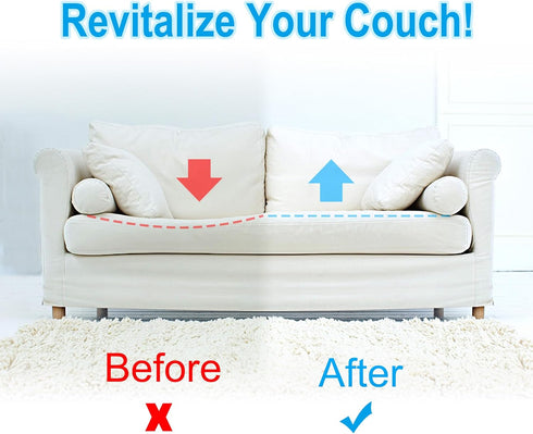 moonoom 20" 20" (2) x Foam Cushion Couch Cushion Support - Living Room Sofa Sag Support - High-Density Sag Repair