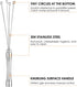 Espresso Coffee Stirrer - MATOW Stainless Steel Mini Whisk for Professional Coffee Powder Stirring