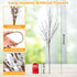 5pcs 29.5" Faux Jasmine Artificial Flowers - Tall White Floral Branches for Home Wedding Decoration