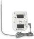 Polder Digital In-Oven Thermometer/Timer, White