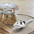 E-far Mini Ice Scoop Set of 2, 3 Ounce Stainless Steel Scoops for Ice Cube, Candy, Flour, Sugar, Rust Proof
