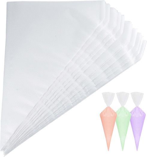 Piping Bags, Pastry Bags 12 Inch 100pcs, Disposable Icing Piping Bags for Cookie/Cake Decorating Supplies