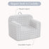 Cozee Delta Children Checkered Chair, Grey
