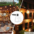 50 Pack 10 Outdoor Lighting Clips, Clear Plastic Wall Mount Hooks for Hanging Christmas, Led, Fairy Lights, Pound