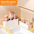 NIUBEE Hair Tool Organizer, Acrylic Blow Dryer and Styling Holder, Bathroom Countertop Storage Stand