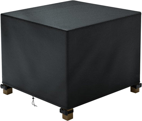 Patio Ottoman Cover Waterproof, 28.3 x 28.3 x 16.9 inch Rectangular Outdoor