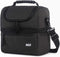MIER Large Insulated Lunch Box - Dark Grey Cooler Tote Bag for Men, Women, Double Deck Cooler