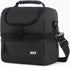 MIER Large Insulated Lunch Box - Dark Grey Cooler Tote Bag for Men, Women, Double Deck Cooler