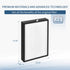 AP-528 Filter Pack of 2 Compatible with Air Choice AP-528 Air Cleaner Purifier, 3-in-1 Composite True HEPA