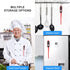 Lonicera Instant Read Digital Meat Thermometer, Waterproof Long Probe with Meat Temp Guide for Cooking