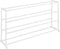 Whitmor 4 Tier 20 Pair Floor Shoe Rack - White