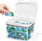 Pensino Laundry Pods Container Holder with Lid, Laundry Room Storage Container for Detergent