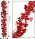 LOMIMOS 32.8 Ft Valentine's Day Tinsel Garland, Shiny Hanging Decor for Wedding Engagement Anniversary Party