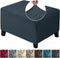 ZNSAYOTX 2026 Rectangle Ottoman Cover (L:28"-34") Super Stretch Soft Footrest Slipcover Form