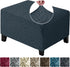 ZNSAYOTX 2026 Rectangle Ottoman Cover (L:28"-34") Super Stretch Soft Footrest Slipcover Form