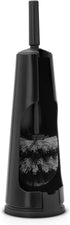 Brabantia ReNew Toilet Brush & Holder Set, Matt Black, Free-Standing, Hygienic Discreet Toilet Bowl Cleaner