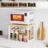 MARTY Kitchen Countertop Organizer Cabinet Shelf, 17.3x12.6, Large Spice Racks, Stackable Metal & Wood for Kitchen,