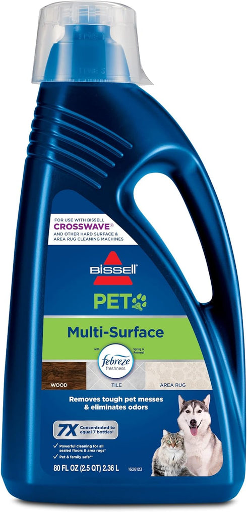 BISSELL Multi-Surface Pet Formula with Febreze Freshness for Crosswave, 80 oz
