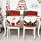 Sumgsn Christmas Chair Covers Set of 6, Christmas Chair Decorations, Santa Snowman