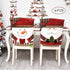 Sumgsn Christmas Chair Covers Set of 6, Christmas Chair Decorations, Santa Snowman