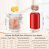 8 oz, Small Glass Jars with Lids Airtight Clamp Lid Glass Storage Jars, Thick Lead-Free Glass Containers for Pantry
