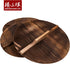 ZhenSanHuan Natural Wooden Wok Lid/Cover, Lightweight Handcrafted Kitchen Accessory, 36cm/14inch