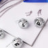 12 Pcs Silver Disco Mirror Balls for Party Decoration, Christmas Tree Ornaments (4CM)