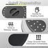WENWELL 4 in 1 Vented Collapsible Microwave Splatter Cover & Mat, Kitchen Dish Bowl Plate Lid, BPA-Free