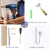 Curtain Holdback, 2pcs Wall Mounted Drapery Tiebacks with Clear Crystal Ball, Heavy Duty Metal Decorative Curtain