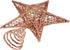 BinaryABC Christmas Tree Topper Star, Glittering Christmas Tree Decoration Ornaments, 20cm (Rose Gold)
