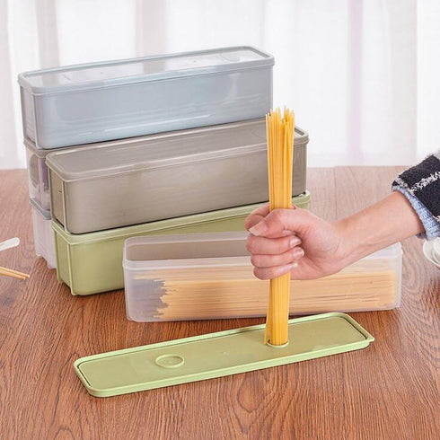 Guardians Pasta Container, Noodle Food Storage Spaghetti Keeper Box with White Cover