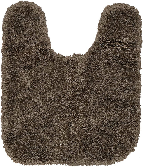 Garland Rug 3 Set Set Serendipity Brown Chocolate Piece (Toilet Cover, Contour Rug, Bath Rug) Shaggy Nylon Washable