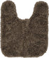 Garland Rug 3 Set Set Serendipity Brown Chocolate Piece (Toilet Cover, Contour Rug, Bath Rug) Shaggy Nylon Washable