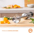 MasterChef Immersion Blender Handheld with Electric Whisk & Milk Frother Attachments, Stainless Steel Stick Emulsifier