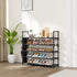 5 20-25 Closet, Tier Shoe Rack, Shoe Organizer Storage for Pair Boot and Sneaker, Stackable Free Standing Shoe Shelf