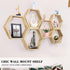 Set 6 NOVIMANGO Hexagonal Floating Shelves Wall Mounted of Wooden Hexagon Shelves Farmhouse Storage Honeycomb Shelves